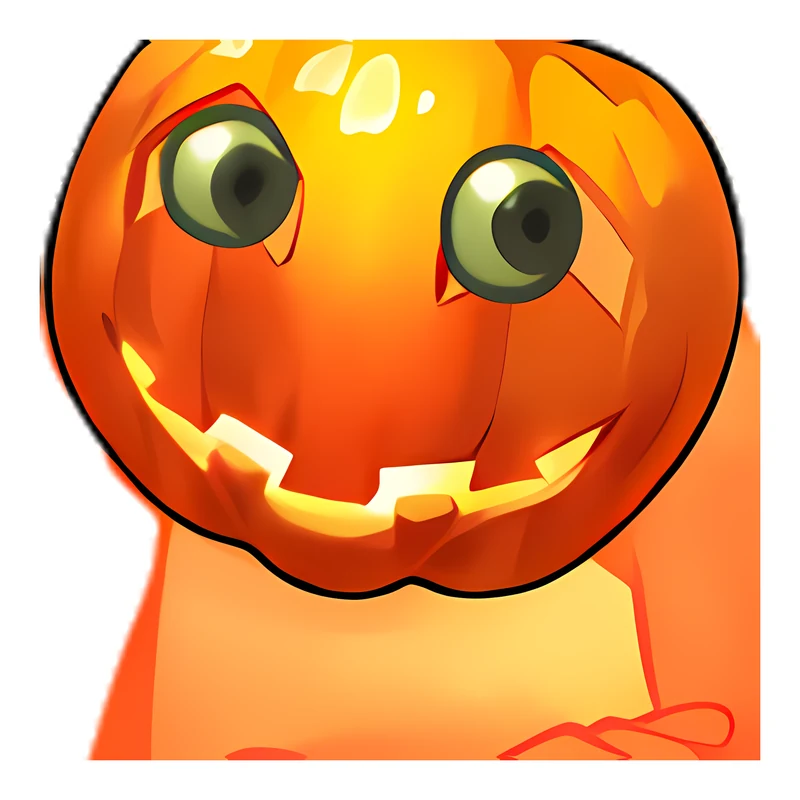 Bufo Pumpkin Head sticker