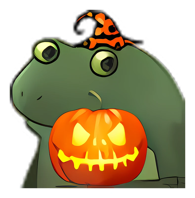 Bufo Pumpkin sticker