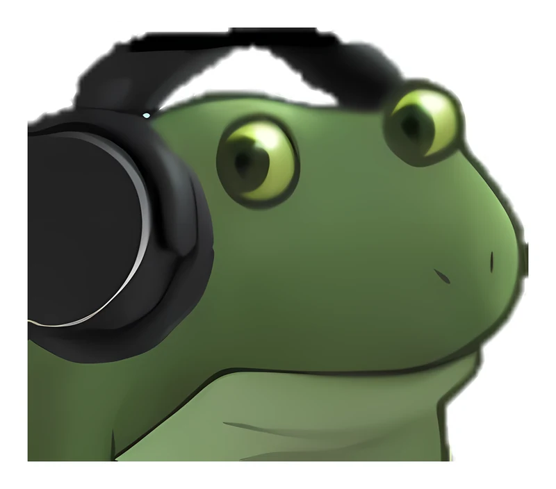 Bufo Put On Active Noise Cancelling Headphones But Can Still Hear You sticker