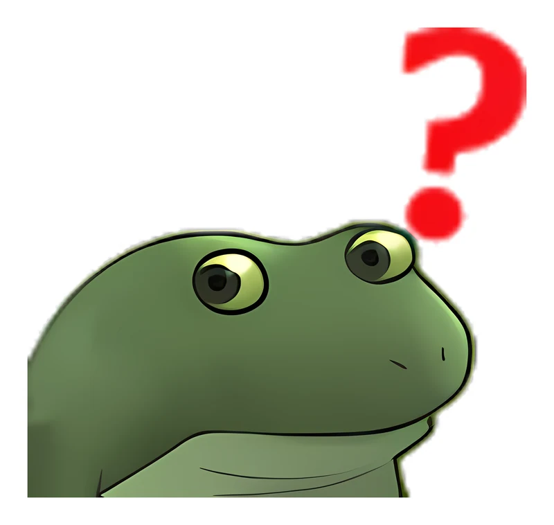 Bufo Question sticker