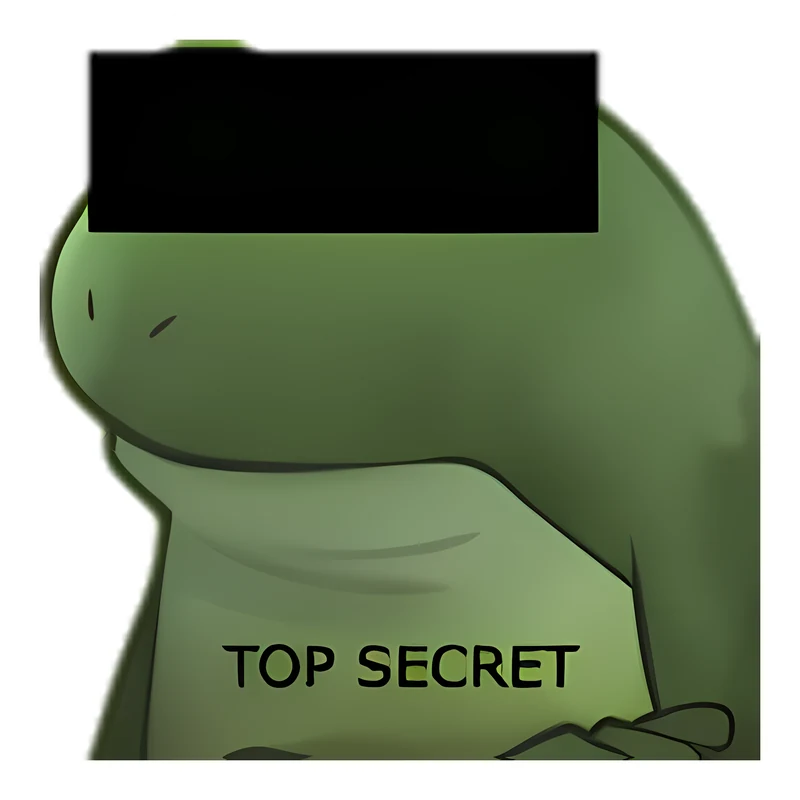 Bufo Redacted sticker