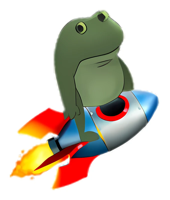 Bufo Rocket sticker