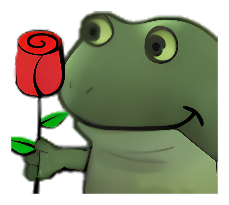 Bufo Rose sticker