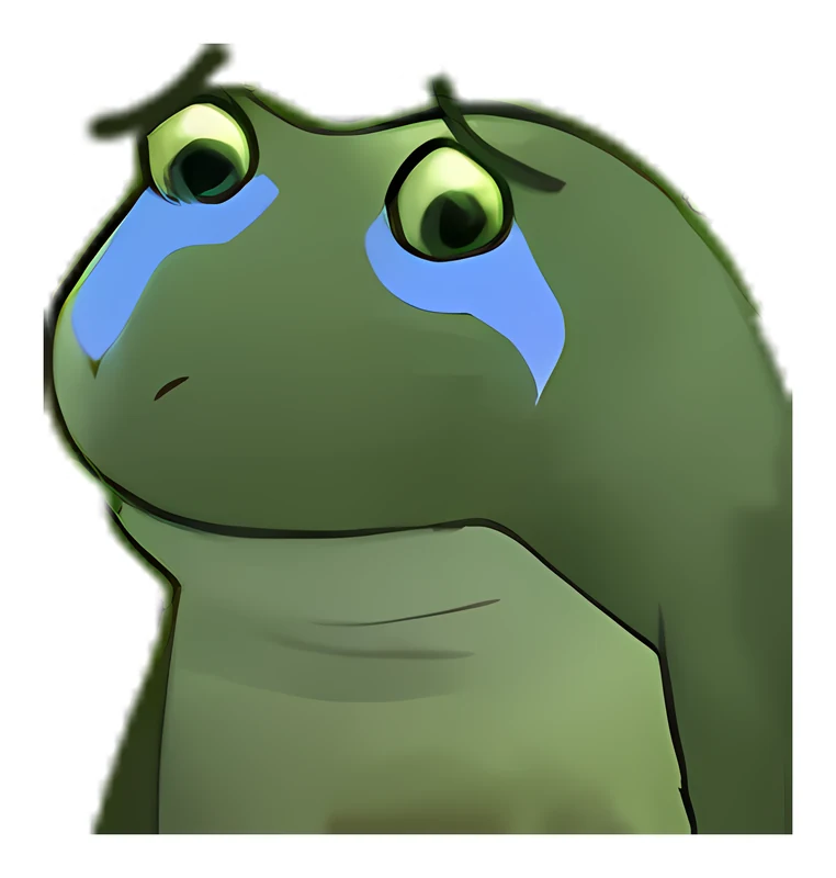 Bufo Sad sticker