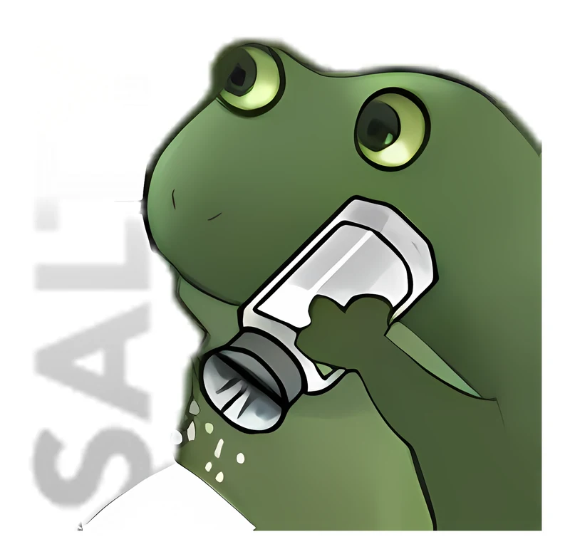 Bufo Salty sticker