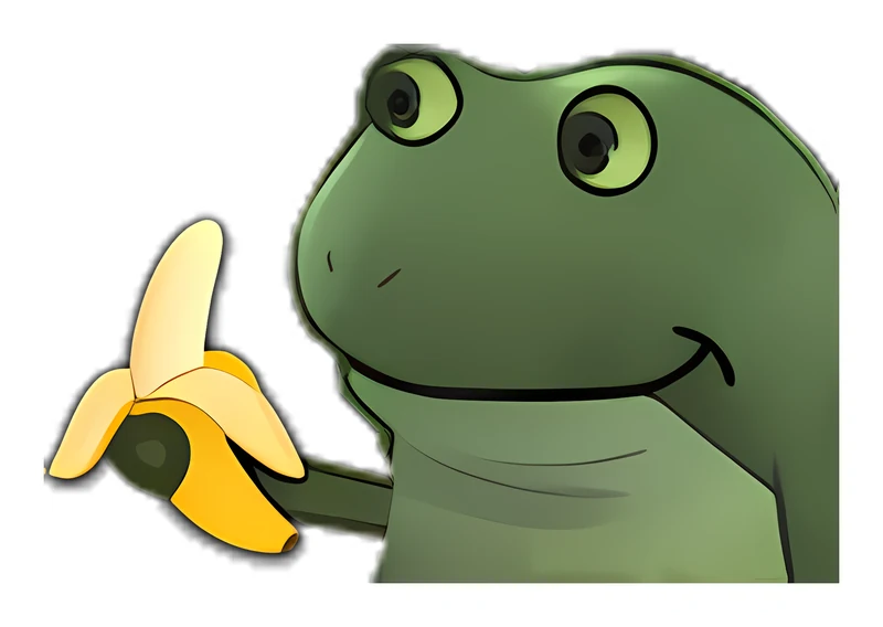 Bufo Shares His Banana sticker