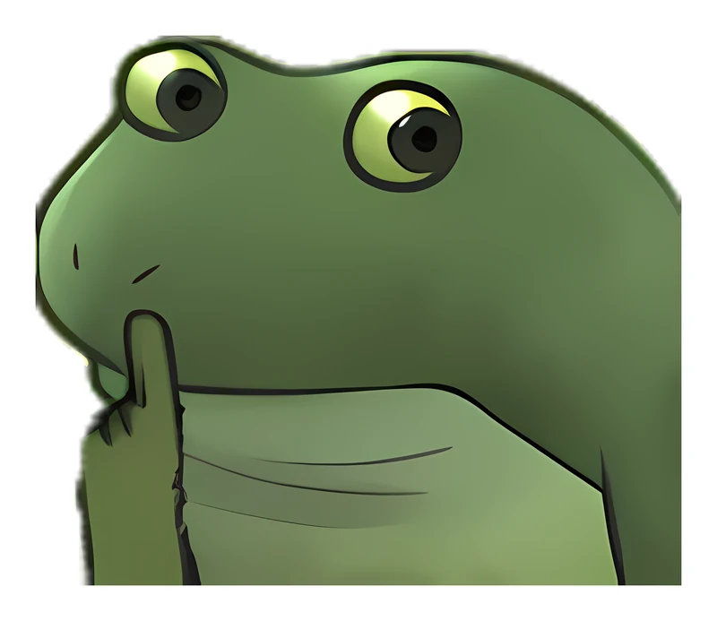 Bufo Shh sticker