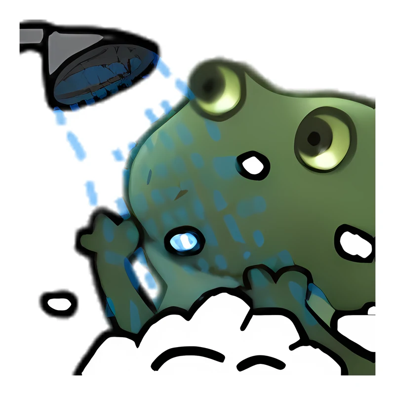Bufo Shower sticker