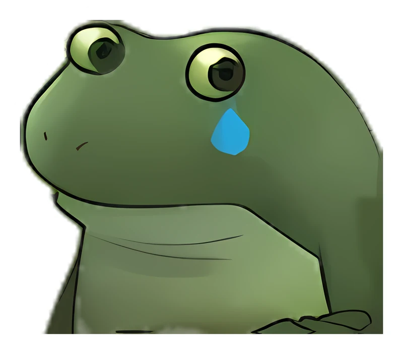 Bufo Single Tear sticker