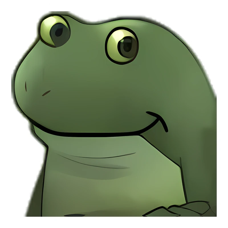 Bufo Smile sticker