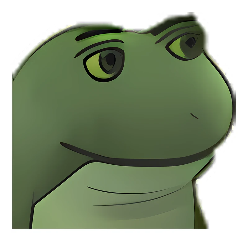 Bufo Smug sticker