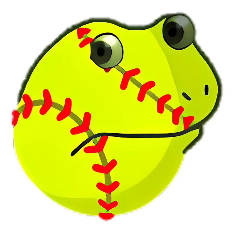 Bufo Softball sticker