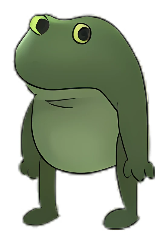 Bufo Standing sticker