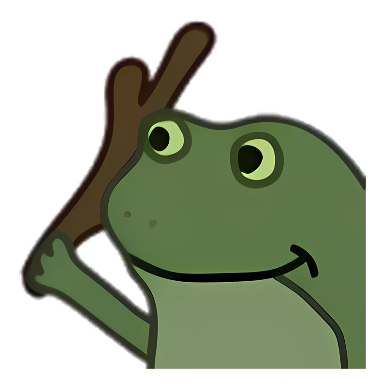 Bufo Stole Caribufos Antler sticker