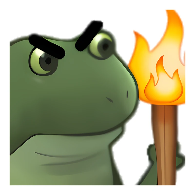 Bufo Strikes The Match He'S Ready For Inferno sticker