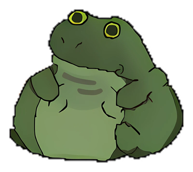 Bufo Stuffed sticker