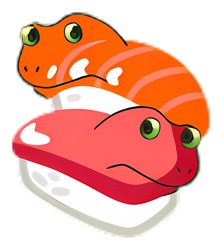 Bufo Sushi sticker