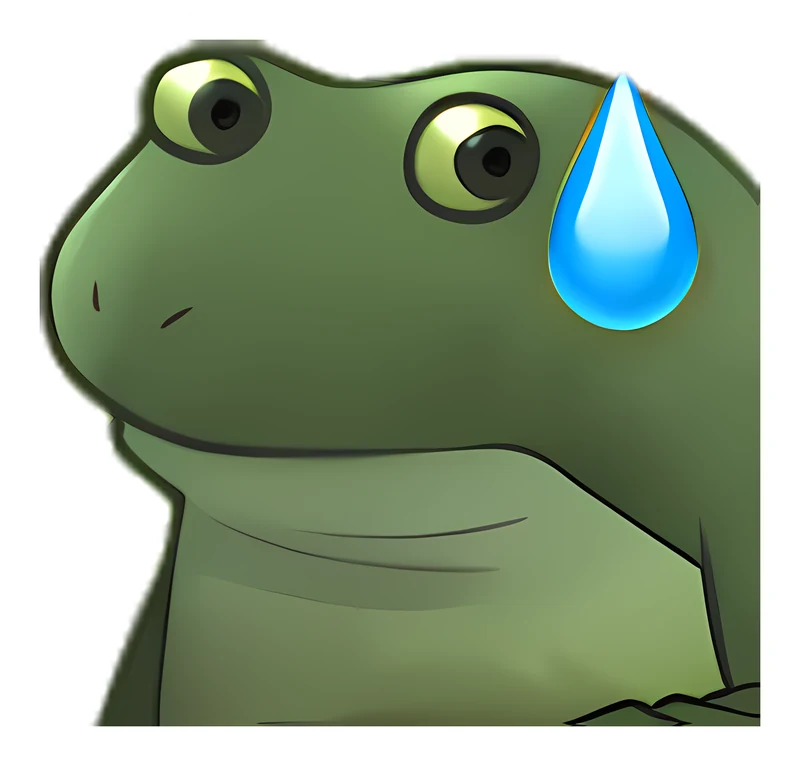 Bufo Sweat sticker