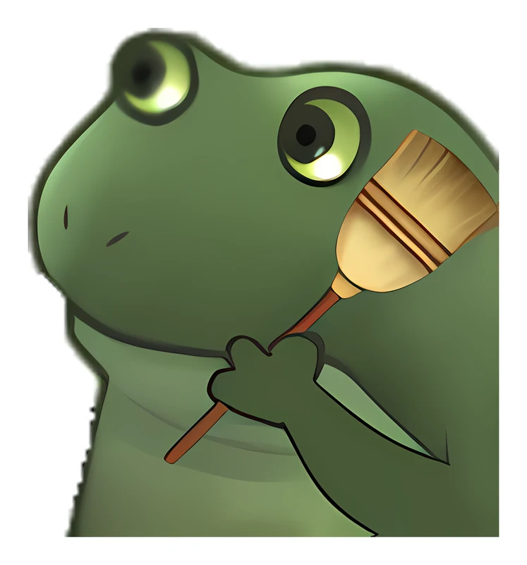 Bufo Sweep sticker