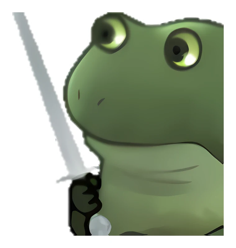 Bufo Sword sticker