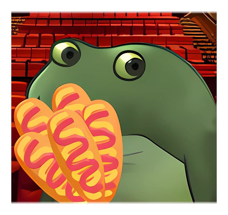 Bufo Takes Five Corndogs To The Movies By Himself As His Me Time sticker