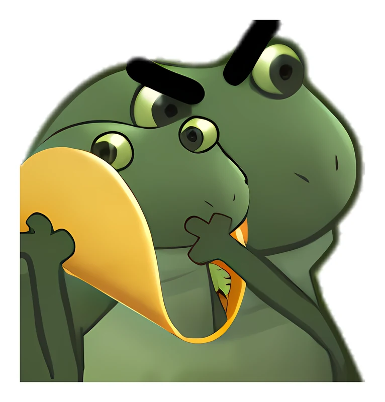 Bufo Takes Your Bufo Taco sticker