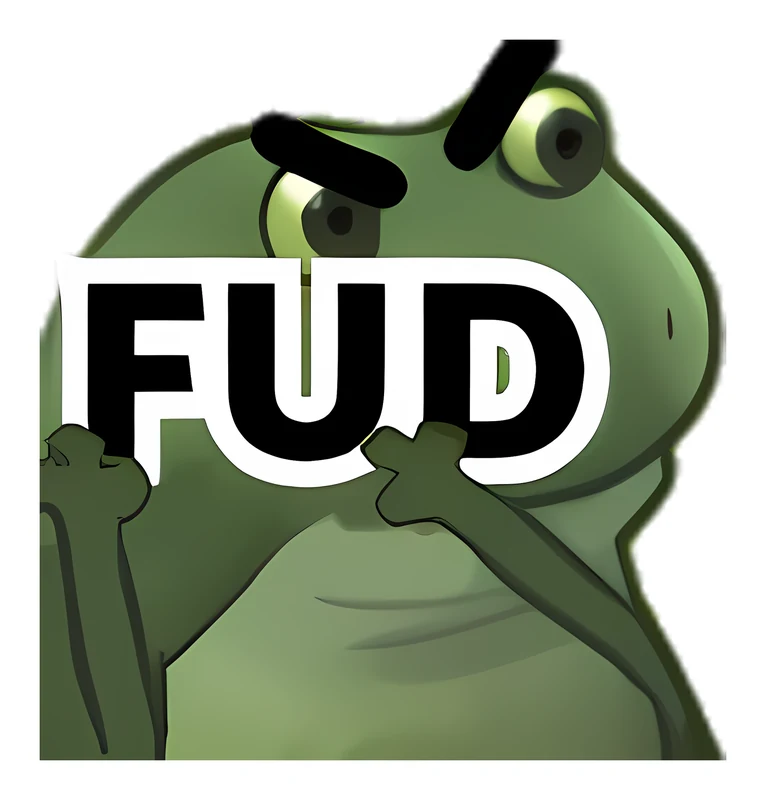 Bufo Takes Your Fud Away sticker