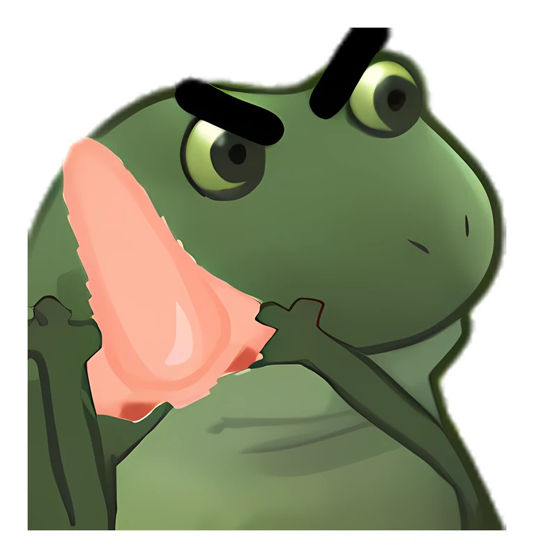 Bufo Takes Your Nose sticker