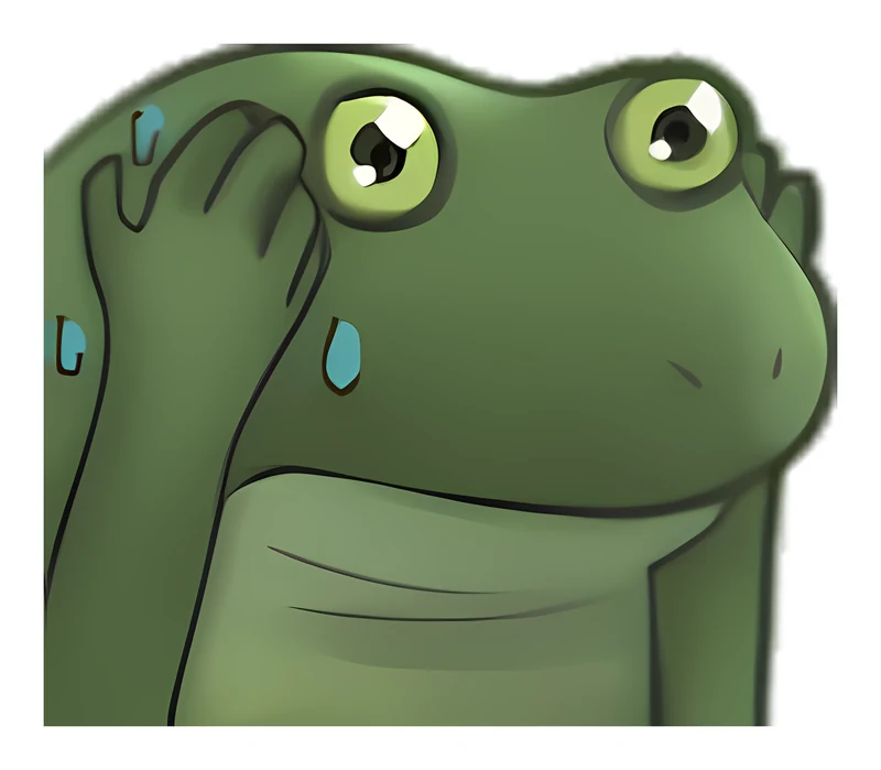 Bufo Tense sticker