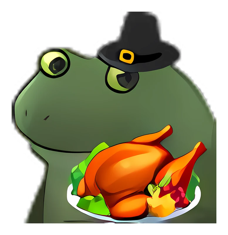 Bufo Thanksgiving sticker