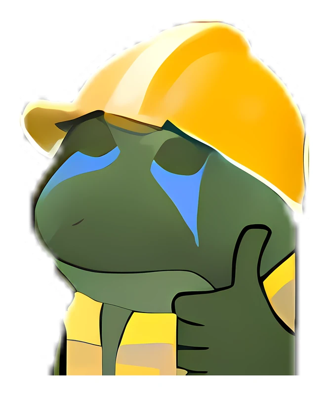 Bufo The Crying Osha Compliant Builder sticker