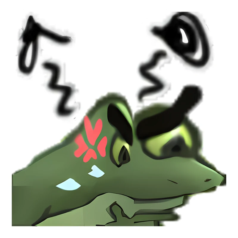 Bufo Thonk sticker