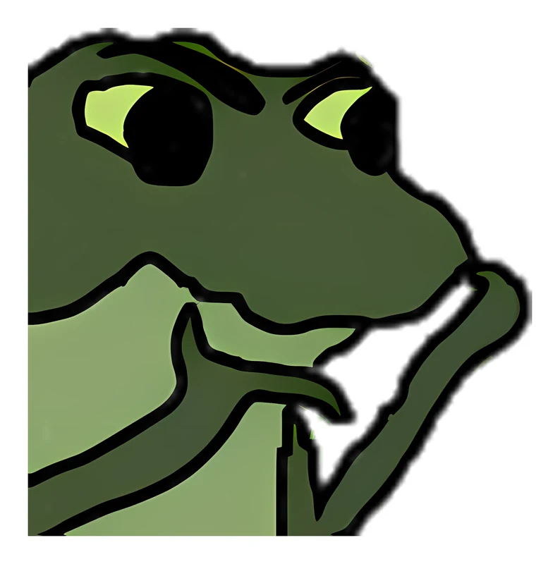 Bufo Thonks From The Void sticker