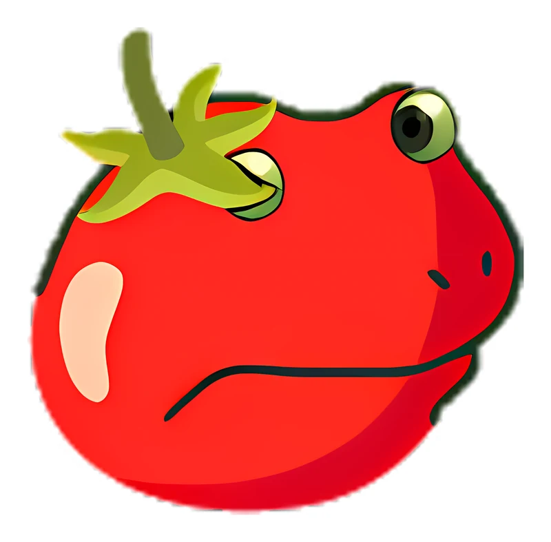Bufo Tomato sticker