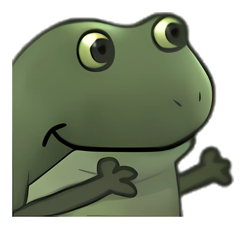 Bufo Tries To Hug You But His Arms Are Too Short sticker