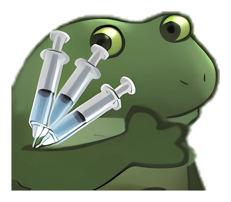 Bufo Triple Vaccinated sticker