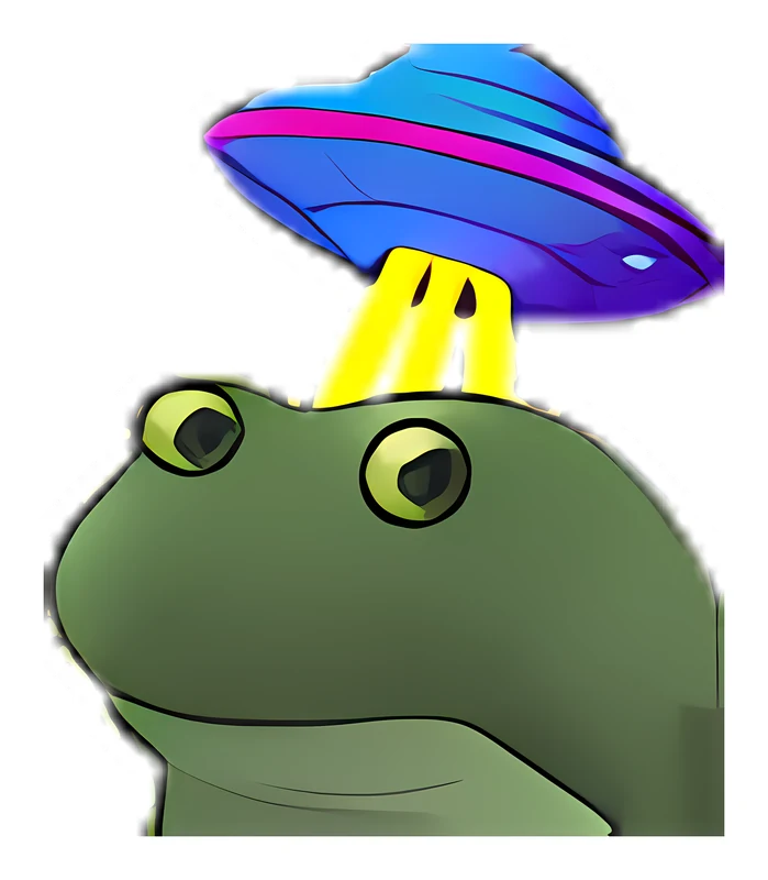 Bufo Ufo sticker
