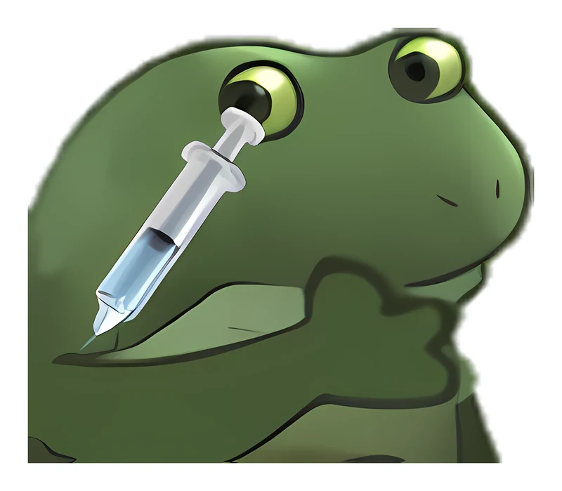 Bufo Vaccinated sticker