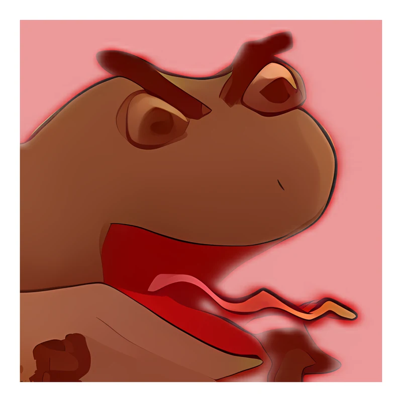 Bufo Very Angry sticker