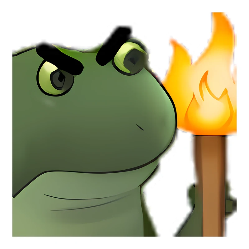 Bufo Wants To Have A Calm And Civilized Conversation With You sticker