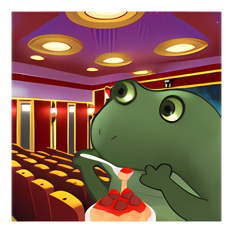Bufo Wants To Know Your Spaghetti Policy At The Movies sticker