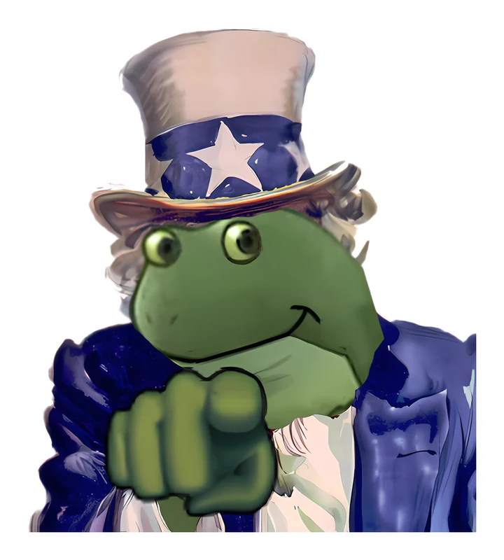 Bufo Wants You sticker