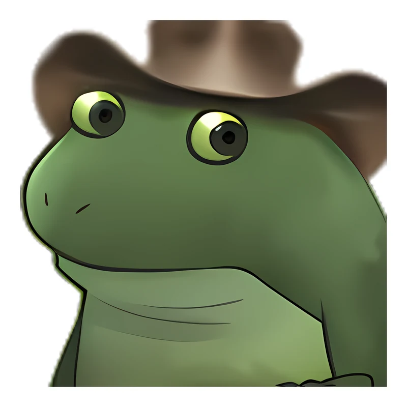 Bufo Yeehaw sticker