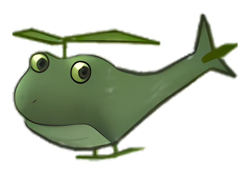 Bufocopter sticker