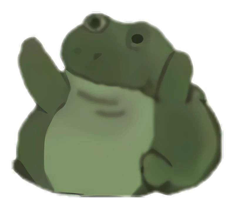 Chonky Bufo Wants To Be Held sticker