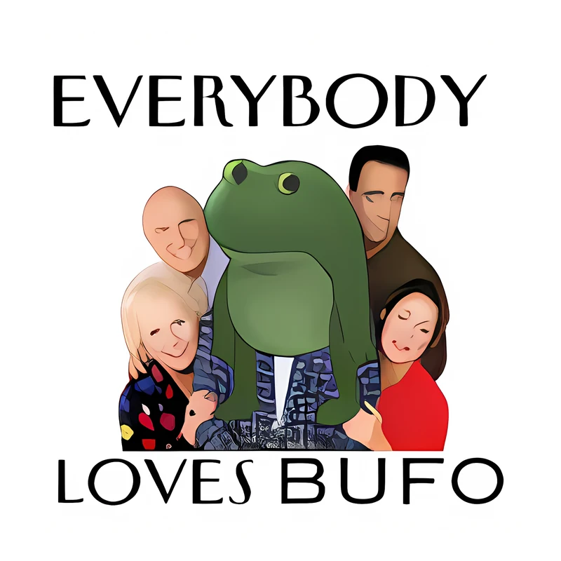 Everybody Loves Bufo sticker