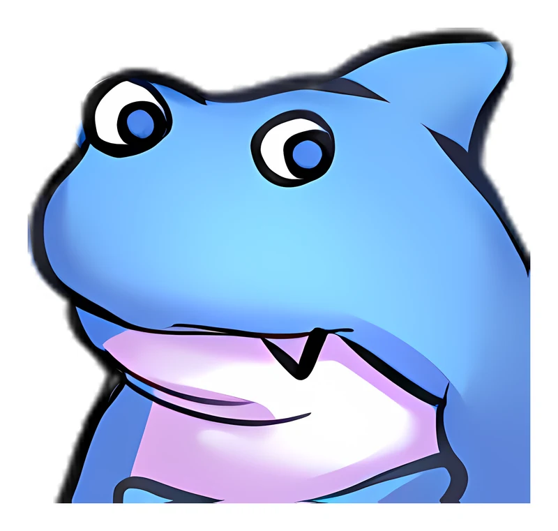 Great White Bufo sticker