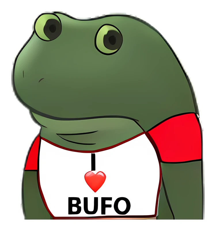 I Heart Bufo sticker