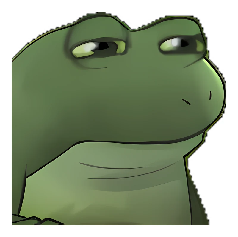 Its Been Such A Long Day That Bufo Doesnt Really Care Anymore sticker
