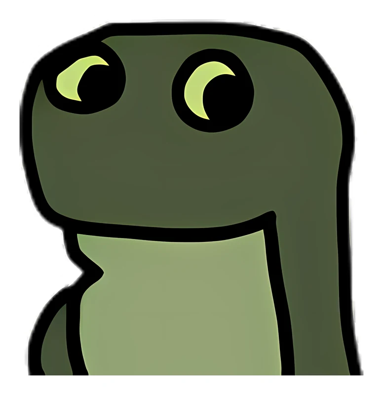 Low Fidelity Bufo Concerned sticker